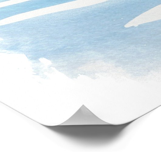 figurative water color painting ポスター (角)