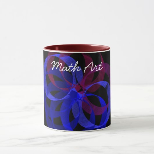 Figure 8 Geometric Math Art Coffee Mug マグカップ (中央)