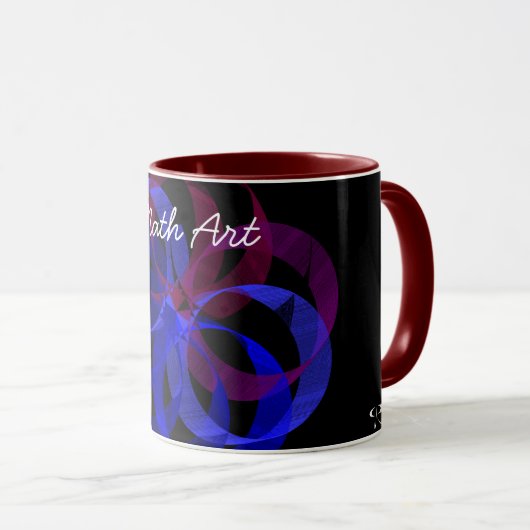Figure 8 Geometric Math Art Coffee Mug マグカップ (正面右)