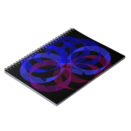 Figure 8 Geometric Spiral Notebook ノートブック (左側)