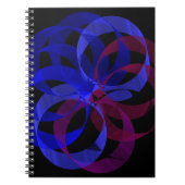 Figure 8 Geometric Spiral Notebook ノートブック (正面)