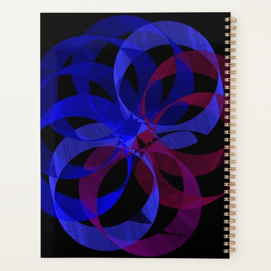 Figure 8 Geometric Spiral Planner プランナー手帳 (裏面)