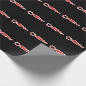 Figure 8 rock climbing knot ラッピングペーパー (角)