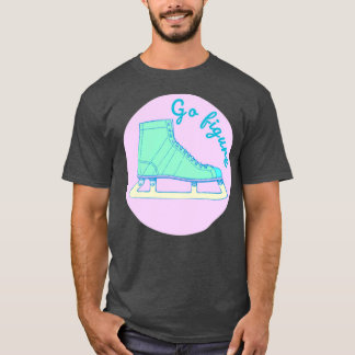 Figure Ice Skating Heart Figure Skater Love Gift Tシャツ