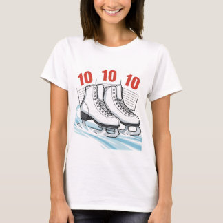 Figure Skater w/ score cards - T-shirts & Sweaters Tシャツ