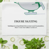 Figure skating キッチンタオル (折り畳み)