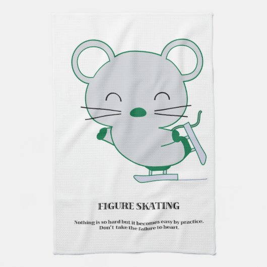 Figure skating キッチンタオル (縦)