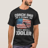 Figure Skating Coach Dad Figure Skating Players US Tシャツ (正面)