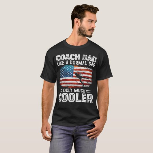Figure Skating Coach Dad Figure Skating Players US Tシャツ (正面フル)