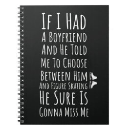 Figure Skating Gifts Female Women Girls For Her ノートブック