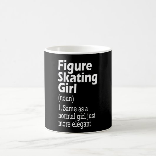 Figure Skating Girl コーヒーマグカップ (中央)
