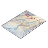 Figure Skating Ice Skating skates custom name ノートブック (左側)