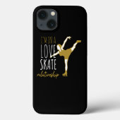 Figure Skating Love Skate Ice Skating Case-Mate iPhoneケース (裏面)