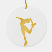 Figure Skating Spin Ornament セラミックオーナメント (正面)