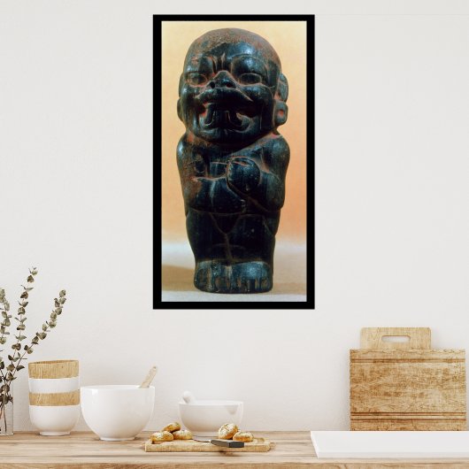 Figure with the head of a Jaguar ポスター (キッチン)