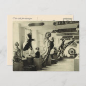 Figureheads, Hallands Museum, Halmstad,ノルウェー ポストカード (正面/裏面)