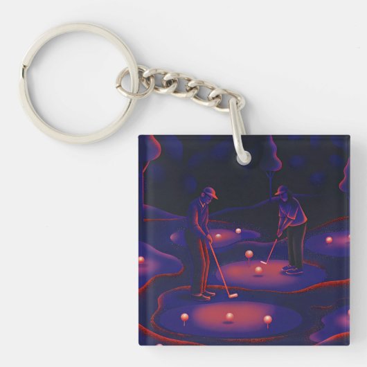 Figures Reaching for Celestial Bodies キーホルダー (正面)