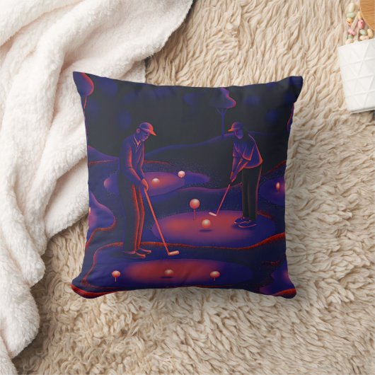 Figures Reaching for Celestial Bodies クッション (ブランケット)