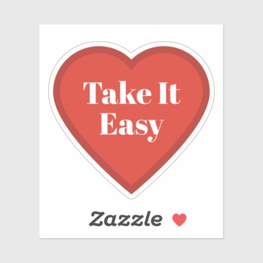 Figuring It Out Heart Sticker - Relatable Sticker シール (シート)