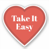 Figuring It Out Heart Sticker - Relatable Sticker シール (正面)