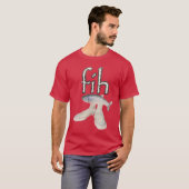 Fih シューズ 魚 間違えた 魚 メメ Fih コール Tシャツ (正面フル)