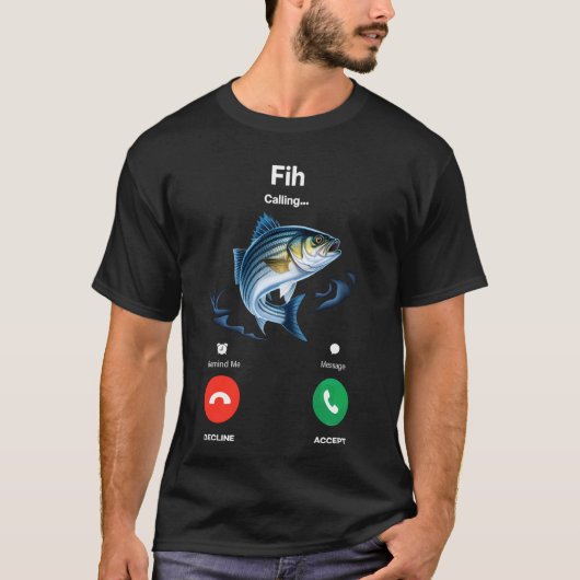Fih 通話 リマインド メッセージ 拒否 受諾 電話 tシャツ (正面)