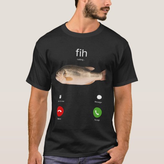 Fih 通話 リマインド メッセージ 拒否 受諾 電話 tシャツ (正面)