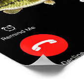 Fih Calling Decline Accept Funny Phone Call Misspe ポスター (角)