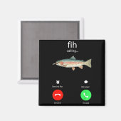 Fih Calling Remind Me Message Decline Accept Phone マグネット (正面/裏面)
