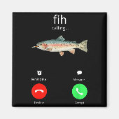 Fih Calling Remind Me Message Decline Accept Phone マグネット (正面)