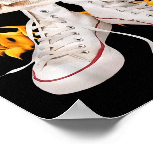 Fih Scute Ss Cute Sss Fish Funny Misspelled Fish M ポスター (角)