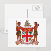 Fiji Coat of Armsポストカード ポストカード (正面/裏面)