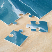 Fiji Mountains Coastline Travel Painting ジグソーパズル (側面)