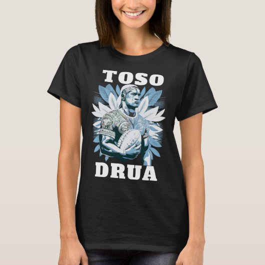 Fiji Rugby  Rugby Toso Drua Tシャツ (正面)