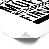 Fikaスウェーデンのコーヒースイーツタイポグラフィポスター ポスター (コーナー)