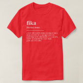 Fika定義 Tシャツ (デザイン正面)