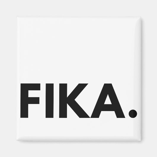 FIKA磁はっきりした石 マグネット (正面)