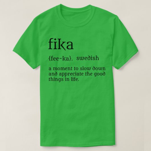 Fika Tシャツ (デザイン正面)