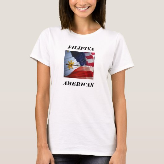 FILAM 3,アメリカ,フィリピン Tシャツ (正面)