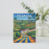 Filandia Colombia Travel ポストカード (スタンド正面)