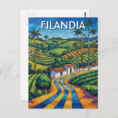 Filandia Colombia Travel ポストカード (正面/裏面)