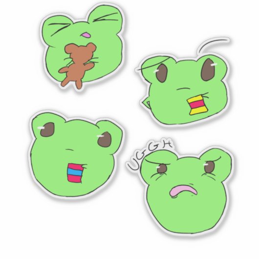 Filbert and his many expressions  シール (正面)