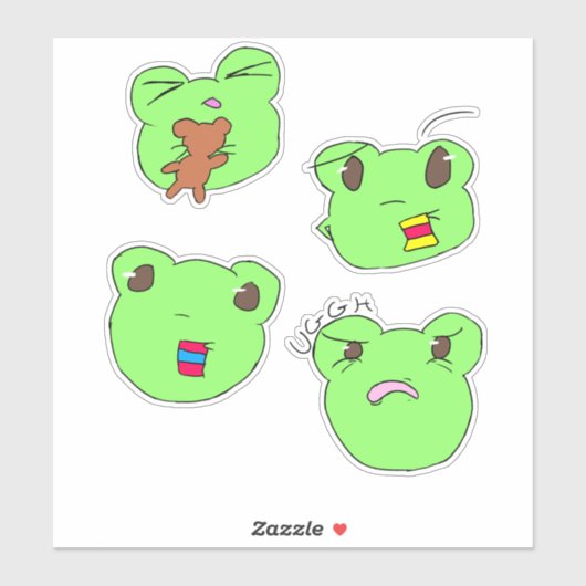 Filbert and his many expressions  シール (シート)