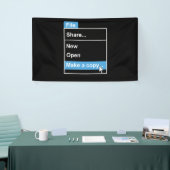 File Make a Copy Computer Science 横断幕 (トレードショー)
