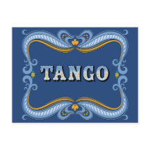 FileteadoポルテニョArgentine Tango Sign