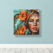 Filha da Terra キャンバスプリント (インサイチュ (ウッドフロア))