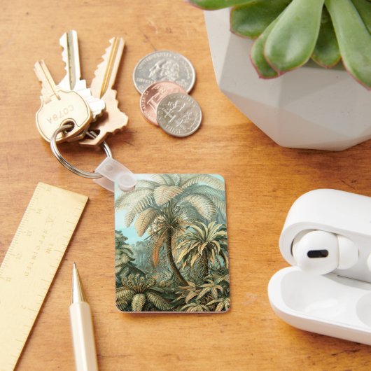 Filicinae by Ernst Haeckel, Fern Plants キーホルダー (デスク)