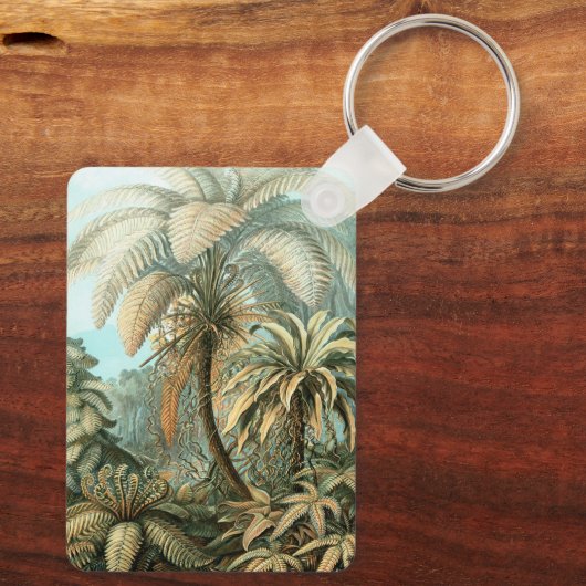 Filicinae by Ernst Haeckel, Fern Plants キーホルダー (裏面)