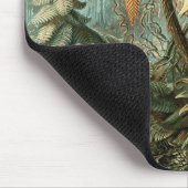 Filicinae by Ernst Haeckel, Fern Plants マウスパッド (コーナー)