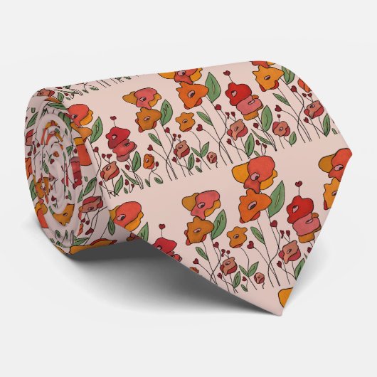 filigrane Mohnfelder ネクタイ (ロール)